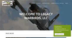 Desktop Screenshot of legacywarbirds.com